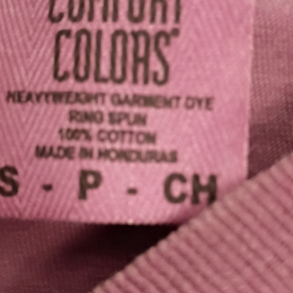 Comfort Colors Purple Short Sleeve Graphic Cat 'Death' Tee - Picture 3 of 5
